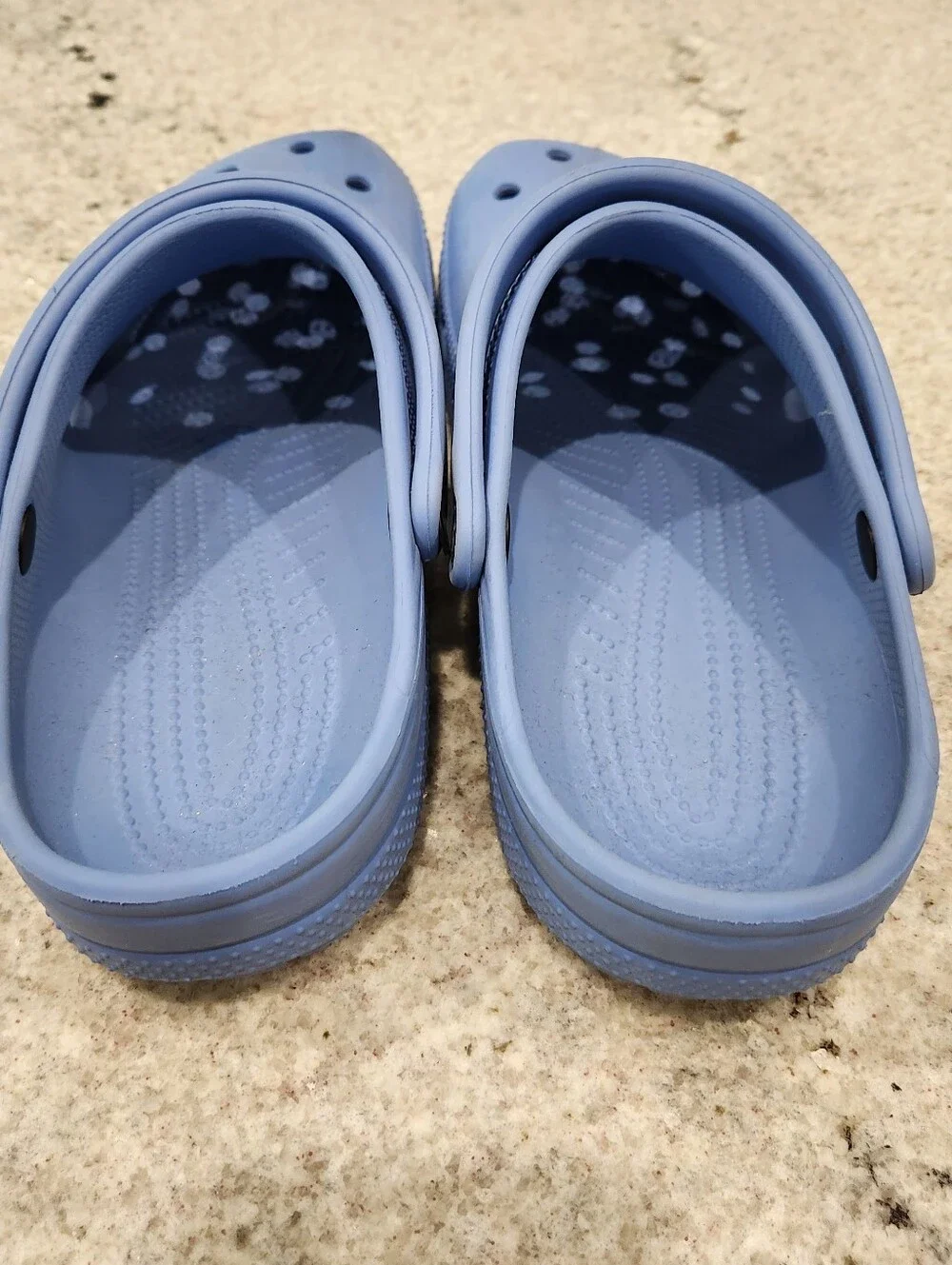 CROCS Blue Purple 9 Men/11 Women EUC